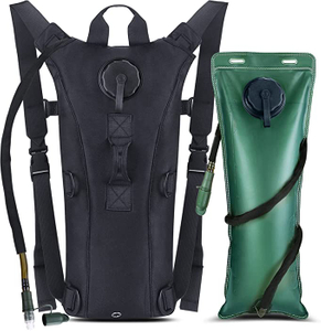 Mochila de hidratación con vejiga de 3L para caminar, andar en bicicleta, correr, caminar y escalar #B15368