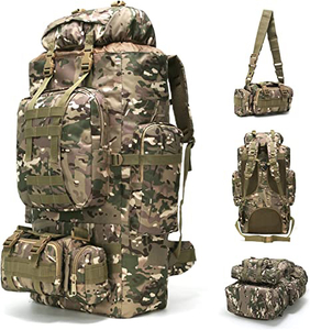 100L Camping Senderismo Mochila Molle Mochila Militar Camping Mochila Mochila # B0015